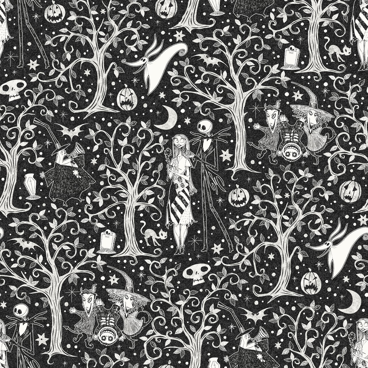 RoomMates Disney® Tim Burton's The Nightmare Before Christmas Forest Peel & Stick Wallpaper